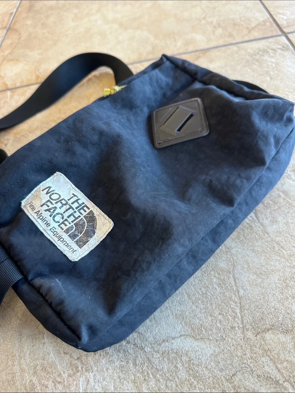 The North Face Black Daypack Sling Backpack Mini bag nylon
